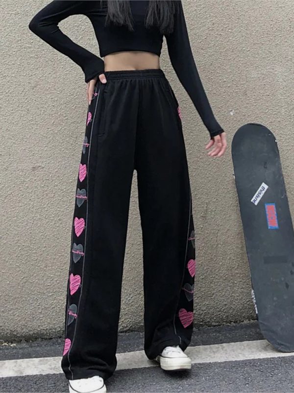 Kawaii Love Skater Pants - Kawaii Fashion Shop | Cute Asian Japanese ...