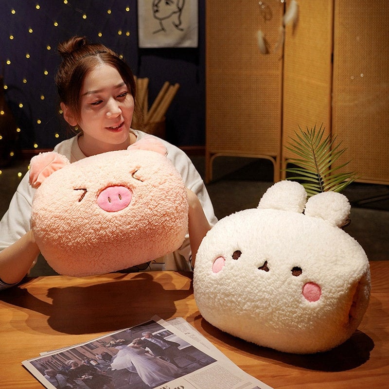 Kawaii Cute Animal Plush Pillow 35cm - Kawaii Fashion Shop