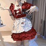 Vestido de princesa Lolita con mangas abullonadas y lazo Kawaii