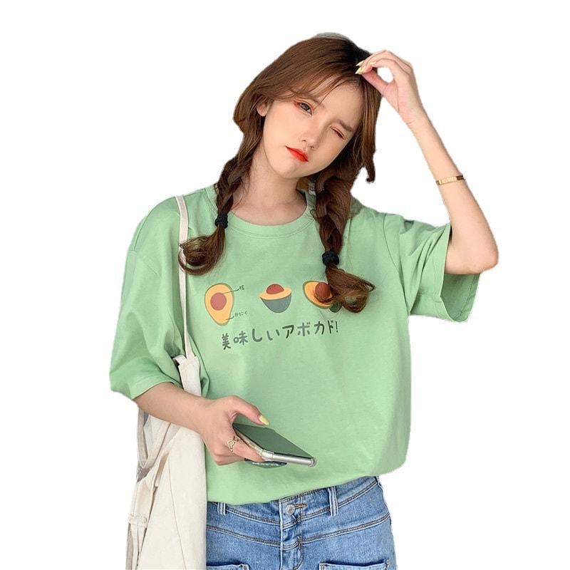 Casual fashion printed T-shirt – Wholesale Women's Clothing and