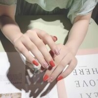 Kawaii Nails – Vernis à ongles pailleté tricolore mignon Gel pour ongles kawaii