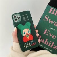 Cartoon-Clown-grüne iPhone-Hülle Grüne iPhone-Hülle' kawaii