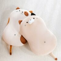 Плюшевая подушка с рисунком кота Kawaii 55*35 см Кот кавайный