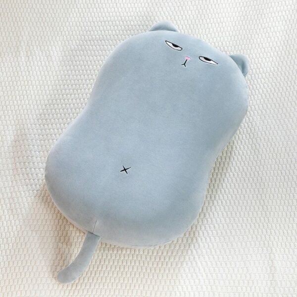Cuscino in peluche gatto cartone animato Kawaii 55 * 35 cm Gatto kawaii