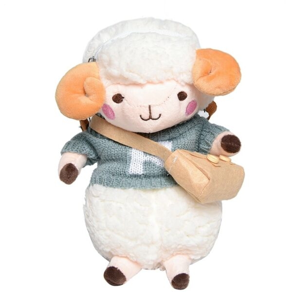 Cute Cartoon Sheep Plush Crossbody Bag Cartoon kawaii