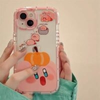 Etui na iPhone'a z kreskówkową dynią Kirby kawaii