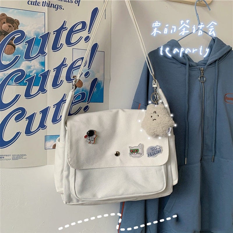 Japanese Harajuku School Canvas Handbags - Kawaii Fashion Shop | Cute ...