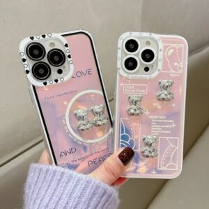 かわいい 3D クマ iPhone ケース クマ kawaii