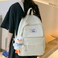 Nylonowy plecak kawaii koreańskich studentów Koreańska torba na książki kawaii