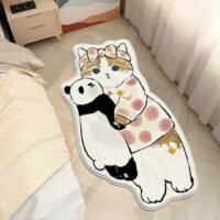 панда-кошка-коврик