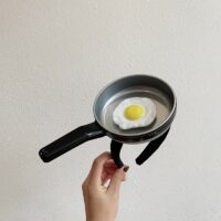 Linda diadema creativa de huevo frito Huevo frito kawaii