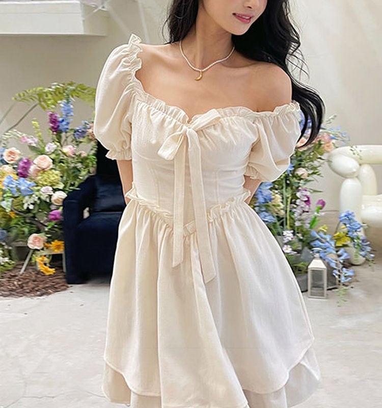 Vintage Elegant Fairycore Lolita Dress - Kawaii Fashion Shop