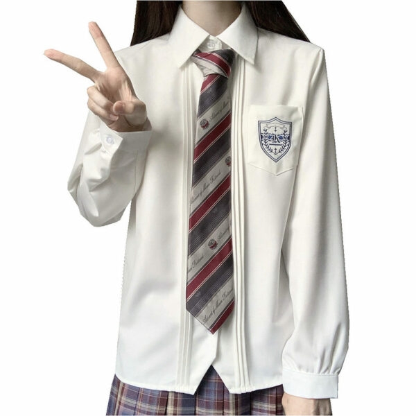 귀여운 소녀 교복 셔츠 코스프레 카와이