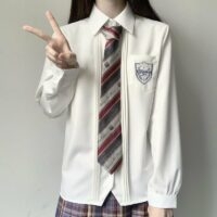 Kawaii meisje schooluniformen shirt Cosplay-kawaii
