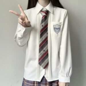 Kawaii школьная форма для девочек, рубашка, косплей каваи