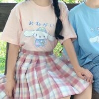 Kawaii Y2k cartoon-T-shirt Anime-kawaii