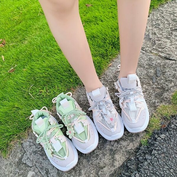 Sakura-casual sneakers Vrijetijdsschoenen kawaii