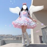 Kawaii Lolita Girl Soft Maid Dress Cosplay kawaii