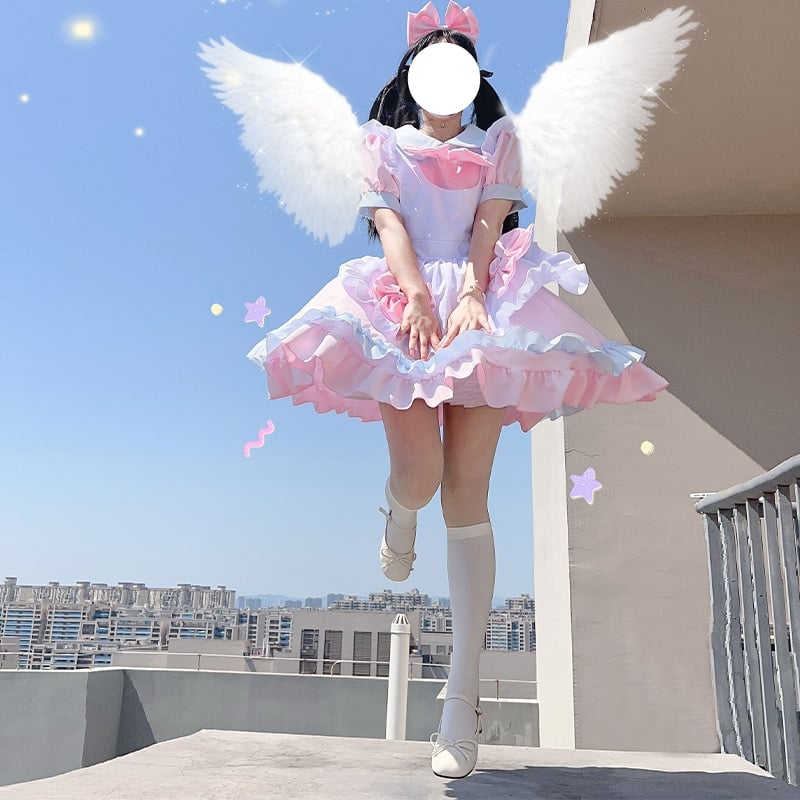Kawaii Lolita Girl Soft Maid Dress - Kawaii Fashion Shop  Lindas roupas  asiáticas japonesas Harajuku fofas da moda Kawaii
