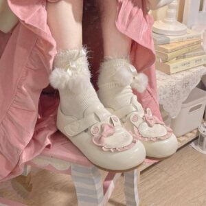 Lindos zapatos de muñeca lolita de cabeza grande Zapatos de muñeca kawaii