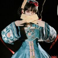 Ensemble de robe Lolita Cosplay Zombie de Style chinois de pâques Anime kawaii