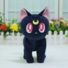 카와이 애니메이션 루나 고양이 플러시 장난감