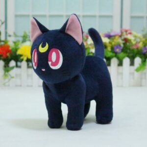 Kawaii Anime Luna Cat Plyschleksak Katt kawaii