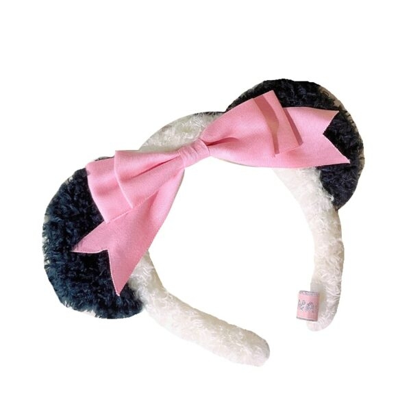 Kawaii Cute Panda Bow Plush Headband Bow kawaii