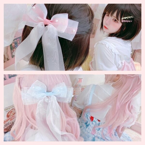 Épingle à cheveux Original Cute Lolita Big Bow 3