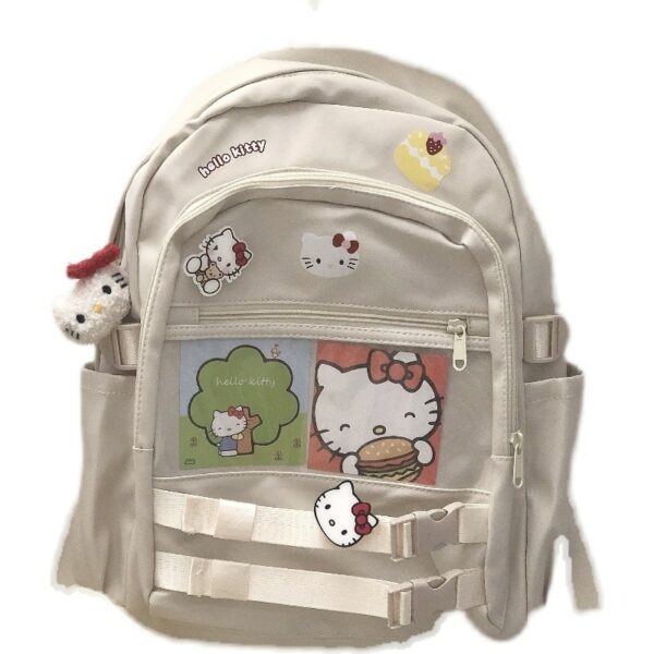 Original Soft Girl Style Canvas Backpack Backpack kawaii