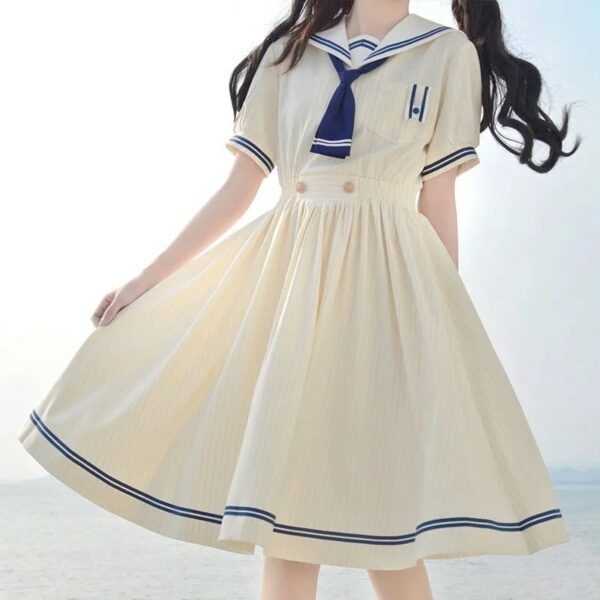 日本のカレッジスタイル JK 制服ドレスカレッジスタイルかわいい