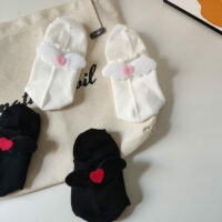Calcetines japoneses lolita lindo angelito calcetines algodon kawaii