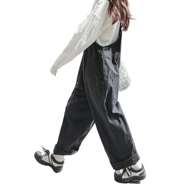 Japanese Loose Wide-leg overalls 4
