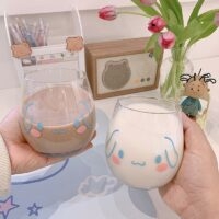 Bicchiere da latte alla cannella del fumetto Kawaii Cartone animato kawaii