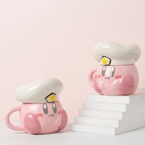 Taza de Cerámica Kawaii Kirby ins Style
