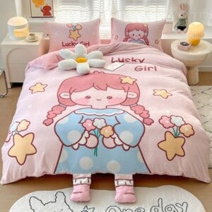 Kawaii Cute Pastel Bedding Set Bedding Set kawaii