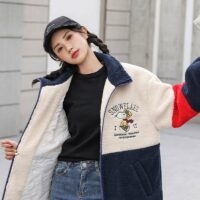 Japońskie kurtki z haftem w stylu Mori Girl dopasowane kolorystycznie płaszcz kawaii