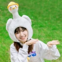 Kawaii schattige eend pop hoed Leuke kawaii