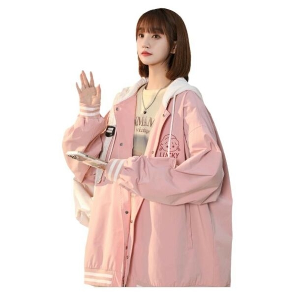 Kawaii Fashion Mori Girl Style Pink Hooded 2