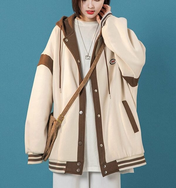 American Vintage - Manteau assorti à couleurs contrastées Kawaii tout-match