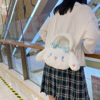 Kawaii Cute Cinnamoroll плюшевая сумка через плечо Циннаморолл каваи