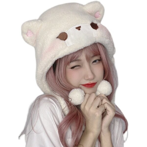 قبعة Kawaii Original Cute Bear Plush 5