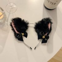 cerchietto con orecchie di gatto nero