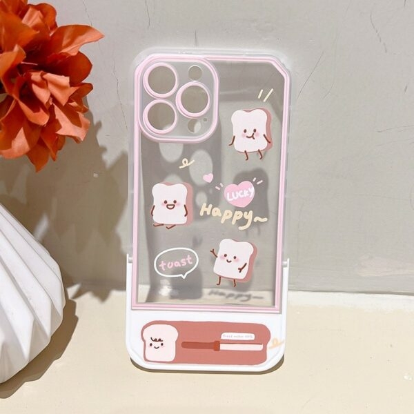 Toast rétro doux avec sourire Coque et skin iPhone iPhone 11 kawaii