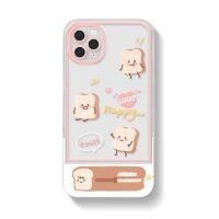Sweet Retro Smile Toast iPhone-fodral iPhone 11 kawaii
