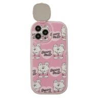 Чехол для iPhone с милым кудрявым мишкой в стиле каваи медведь каваи