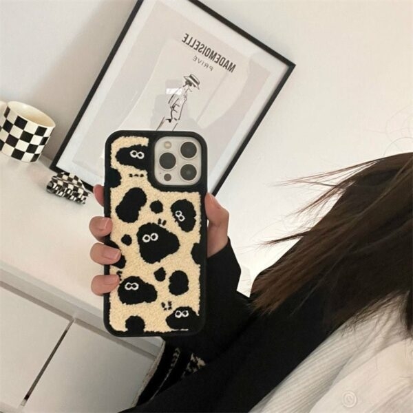 Чехол для iPhone Kawaii Plush с вышивкой в виде брикетов айфон 11 кавайный
