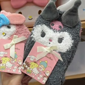 Kawaii Cute Cinnamoroll Floor Socks - Kawaii Fashion Shop  Cute Asian  Japanese Harajuku Cute Kawaii Fashion Clothing