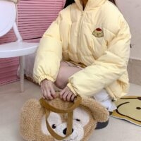 Японское универсальное пальто Sweet Pompompurin для девочек Универсальный каваи