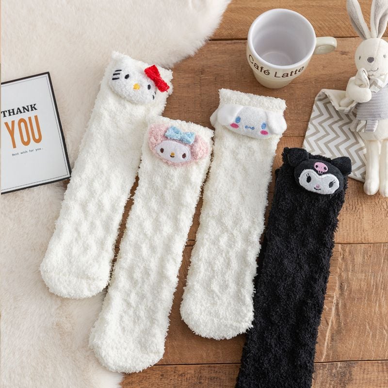 Hello Kittys Kawaii Stockings Anime Sanrioes Girl Japanese Style